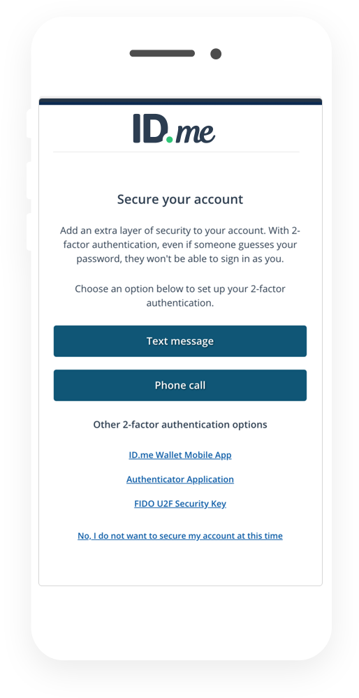 Secure your account with two-factor authentication (2FA). It helps to make sure that no one but you can access your account.